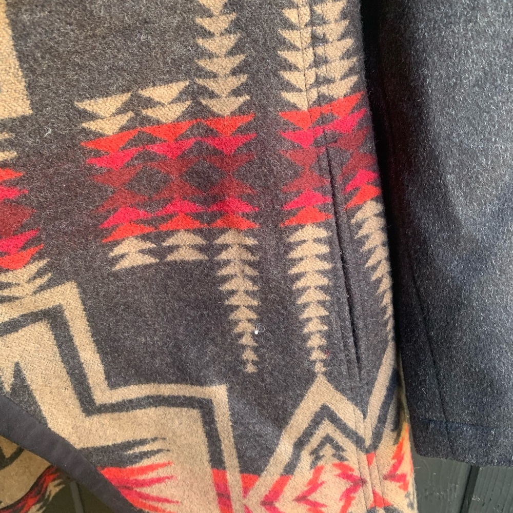 Pendleton Wool Wrap Belted Jacquard Jacket Southw… - image 8